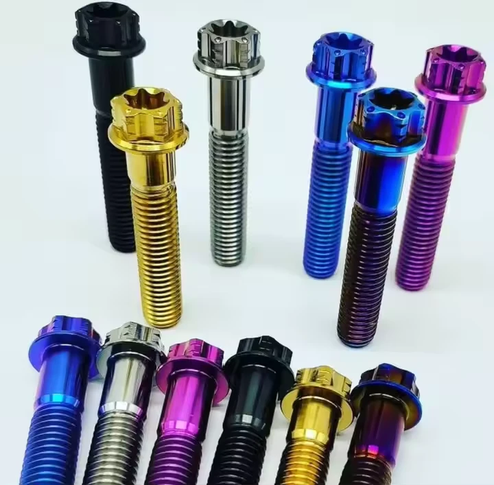 Titanium Torx Head Flange Bolts
